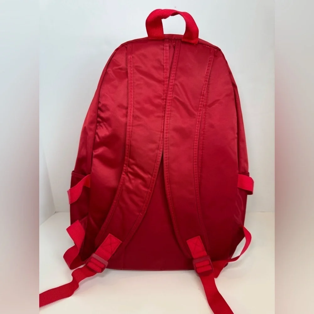 PAQ vibrant red backpack in like new condition
